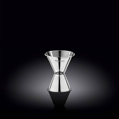 Джиггер нерж. 30/60 мл. d=54/64 мм. h=77 мм. Wilmax 552128 Джиггер нерж. 30/60 мл. d=54/64 мм. h=77 мм. Wilmax 552128