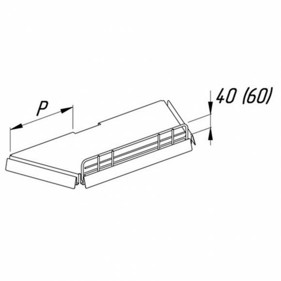 Ограничитель Торцевой передний высокий 400, диаметр 5 мм New МХМ Купец