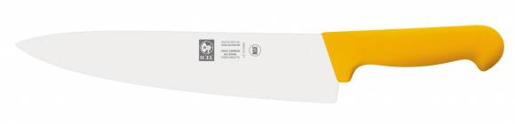 Нож поварской 220/350 мм. Шеф желтый, узкое лезвие PRACTICA Icel 24300.3027000.200