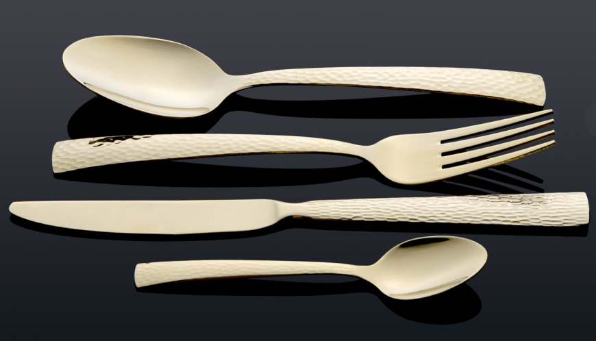 Столовые приборы Luxstahl серия Dune (КНР)