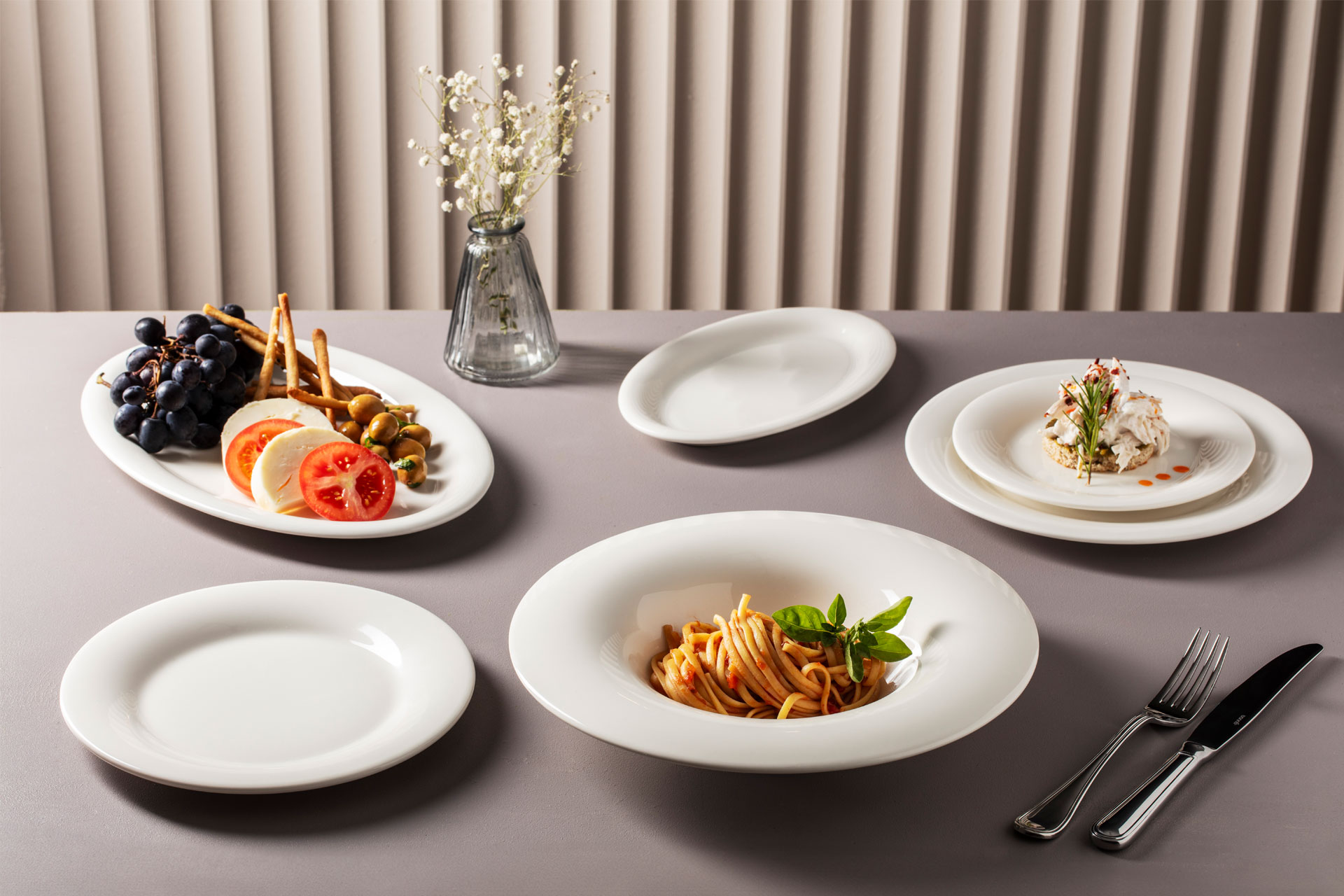 Фарфор Bonna линия Albus White