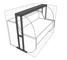 Торговая надстройка над витринами