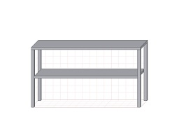 Дополнительные полки над столом